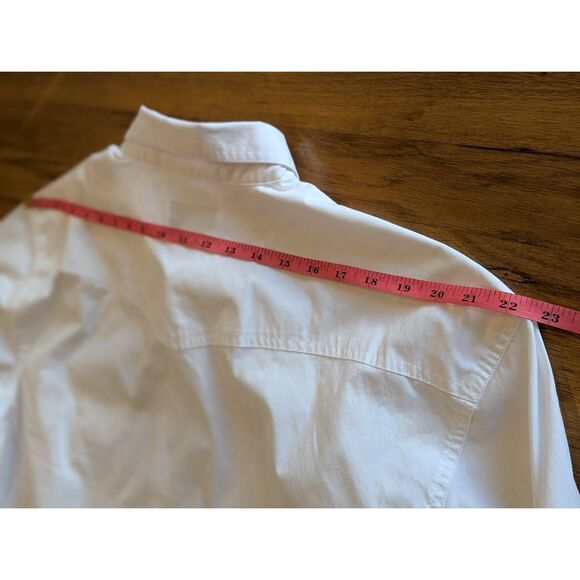 Wyoming Traders Pearl Snap Western Shirt XL White Riverbend Ranch Logo - Picture 9 of 10